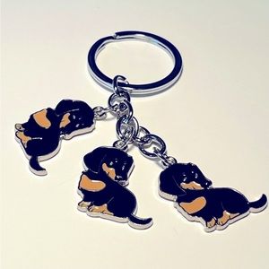 Dachshund Keychain Bag Charm